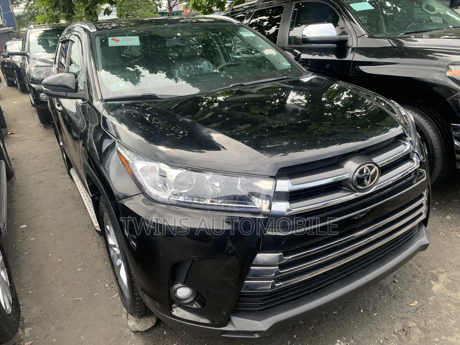 Toyota Highlander Limited V6 4x4 (3.5L 6cyl 6A) 2016 Black