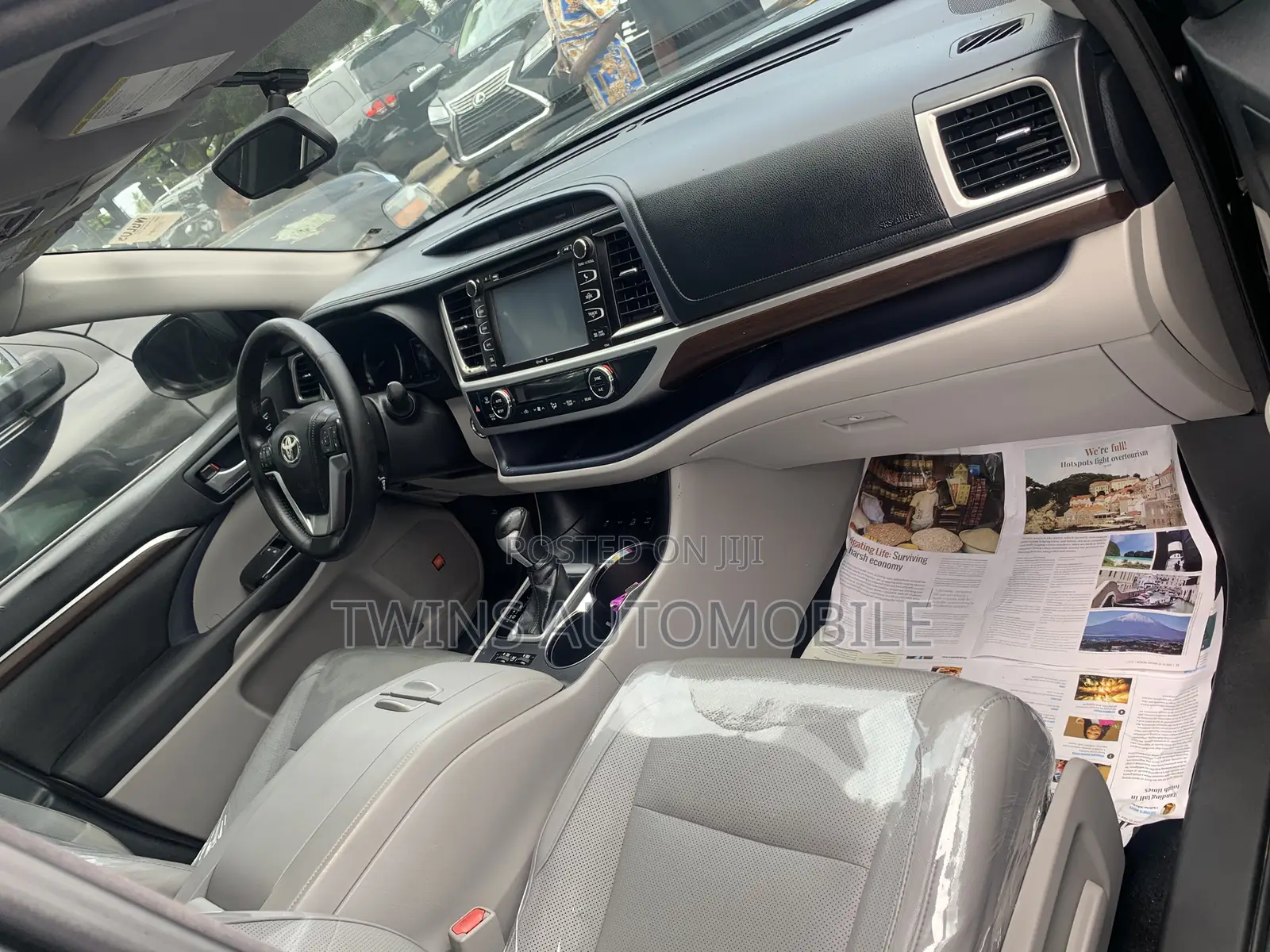 Toyota Highlander Limited V6 4x4 (3.5L 6cyl 6A) 2016 Black