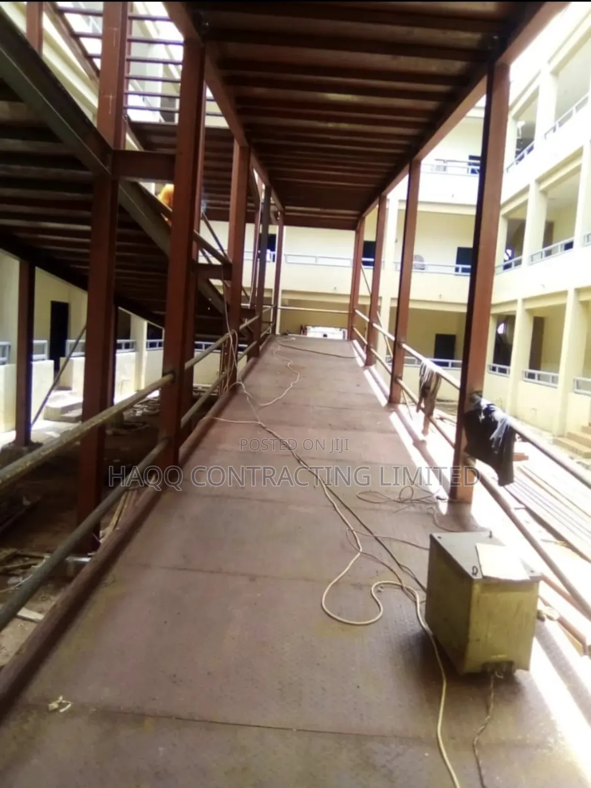 Steel Pedestrian Walkway , Bridge Fabrication