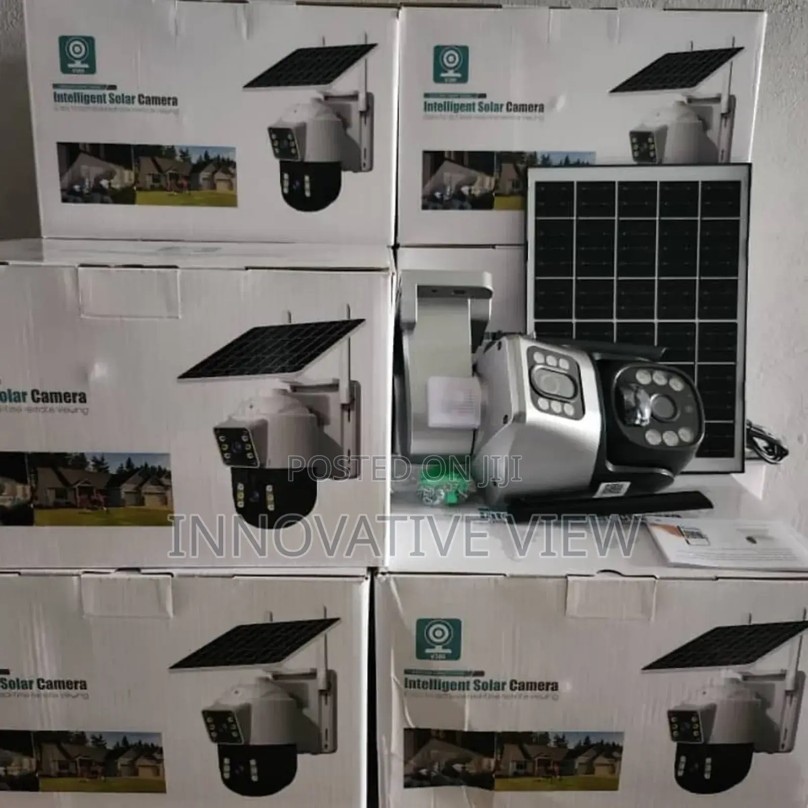 V380 Pro Security PTZ Solar Dual Lens 4g Camera