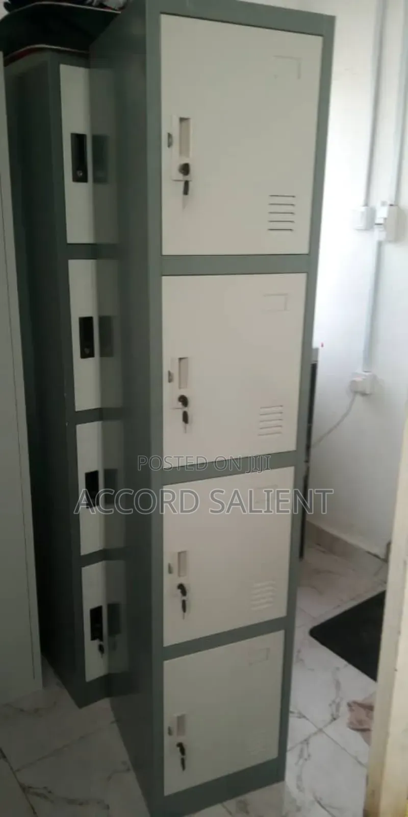 Metal Cabinet With Separate Locks