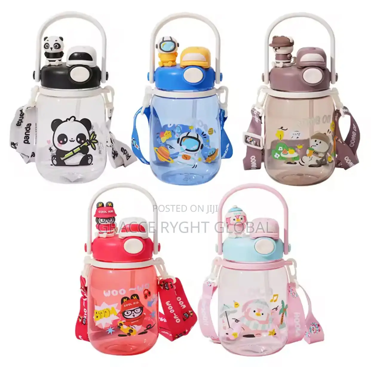 Cute Cartoon Character Water Bottle