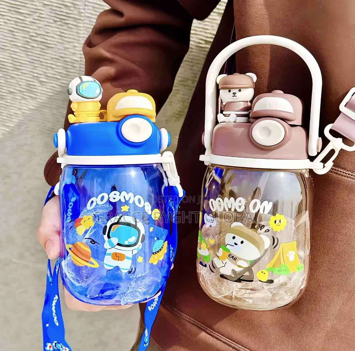 Cute Cartoon Character Water Bottle