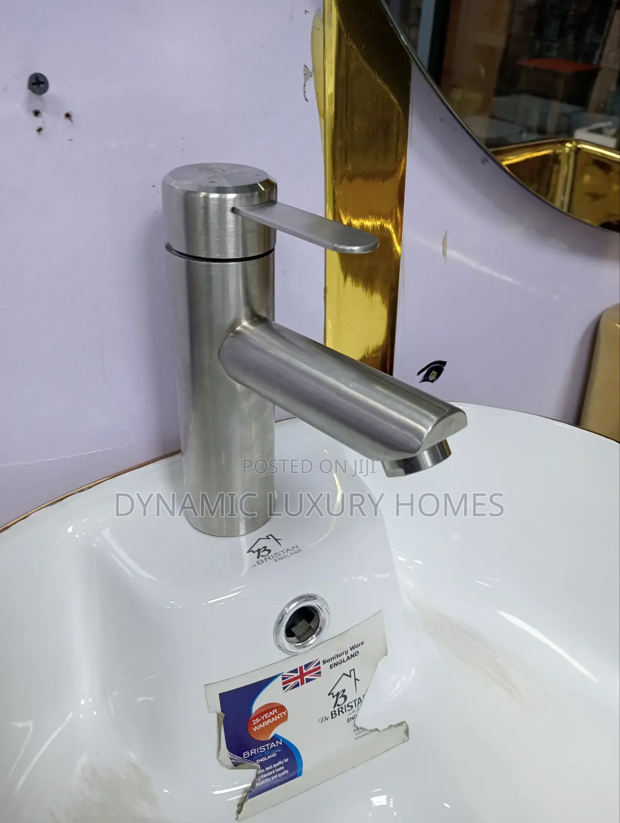 Quality Antilust Heavy Gauge Basin Hot and Cold Mixer Tap