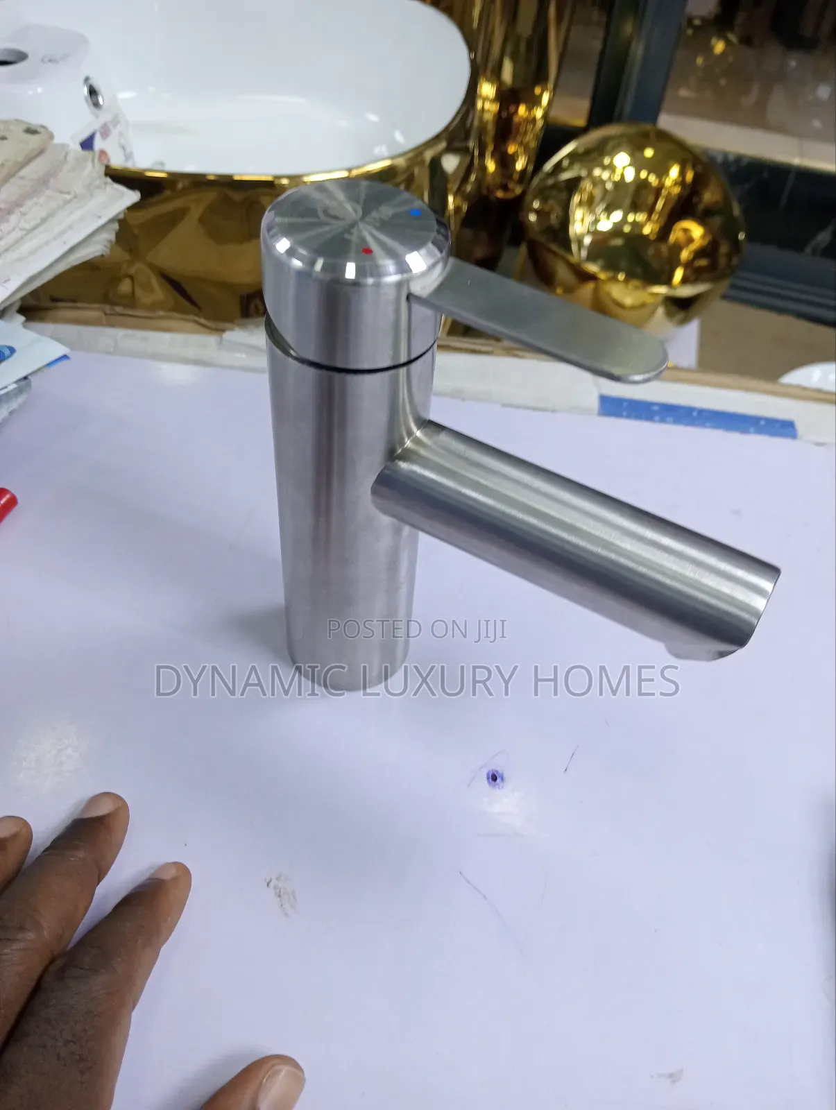 Quality Antilust Heavy Gauge Basin Hot and Cold Mixer Tap