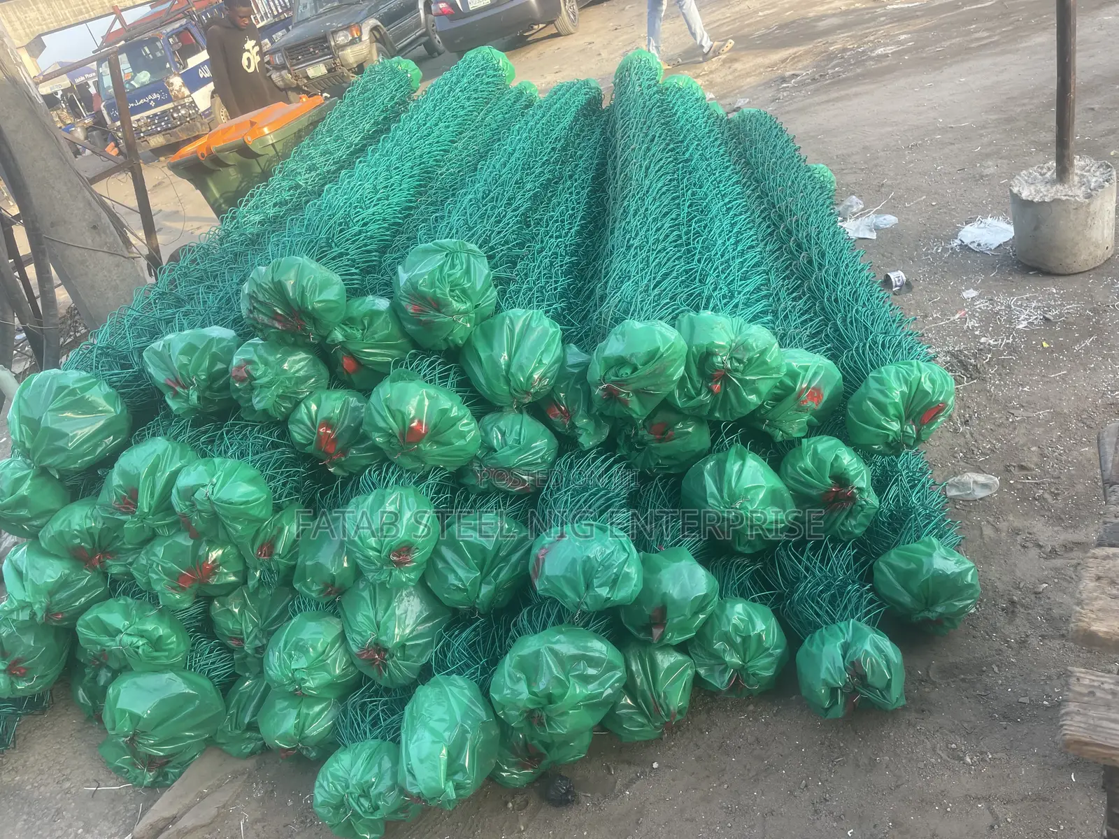 P v C Coated Chain Link Perimeter Fencing