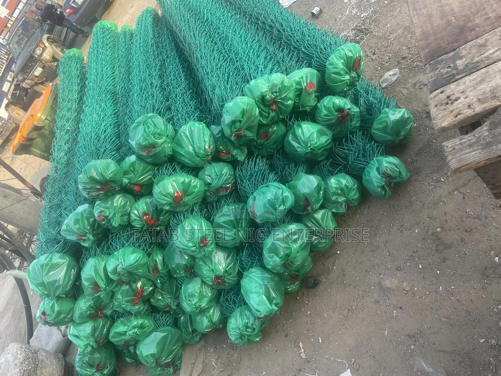 P v C Coated Chain Link Perimeter Fencing