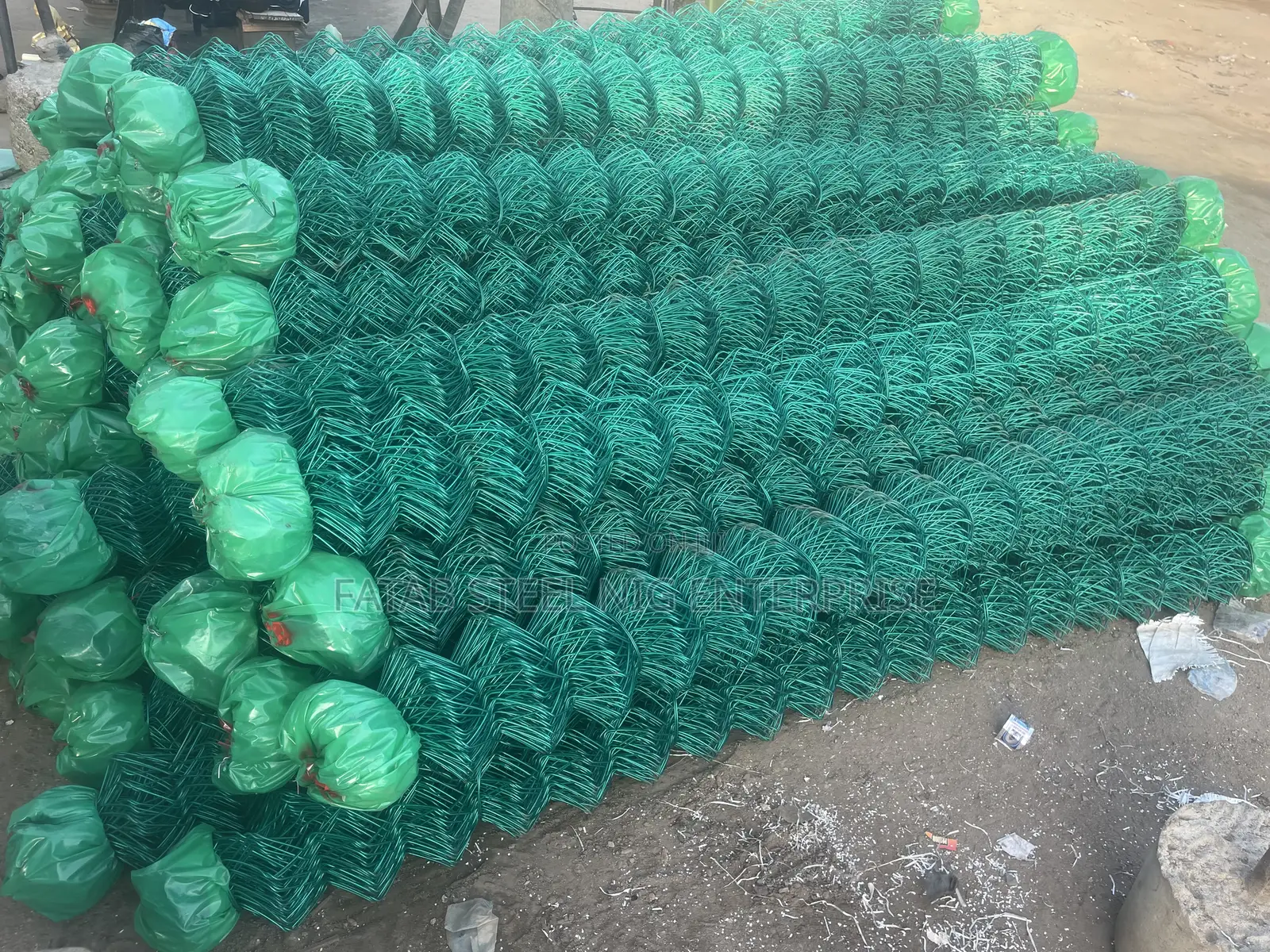 P v C Coated Chain Link Perimeter Fencing