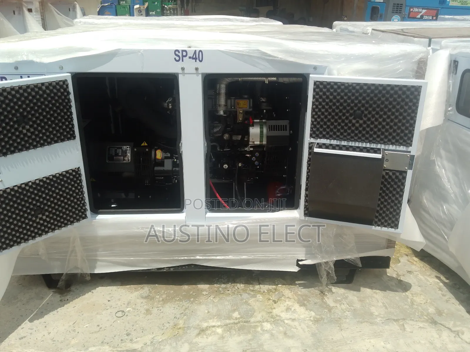 Super Clean White Perkins Soundproof Engine