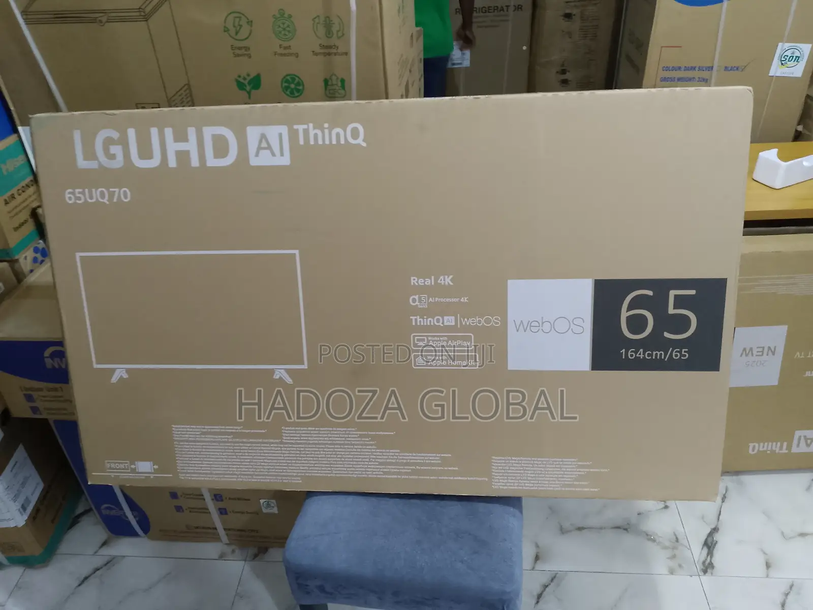 Lg 65" Uhd 4k Tv Active Hdr Webos Smart Ai Thinq Uq70
