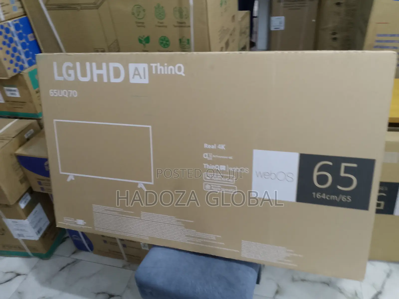 Lg 65" Uhd 4k Tv Active Hdr Webos Smart Ai Thinq Uq70