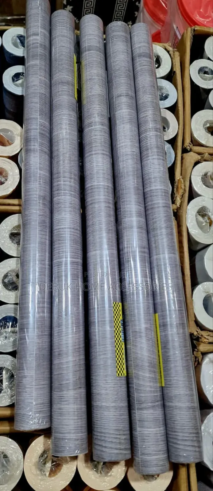 Grey Wooden Stickers