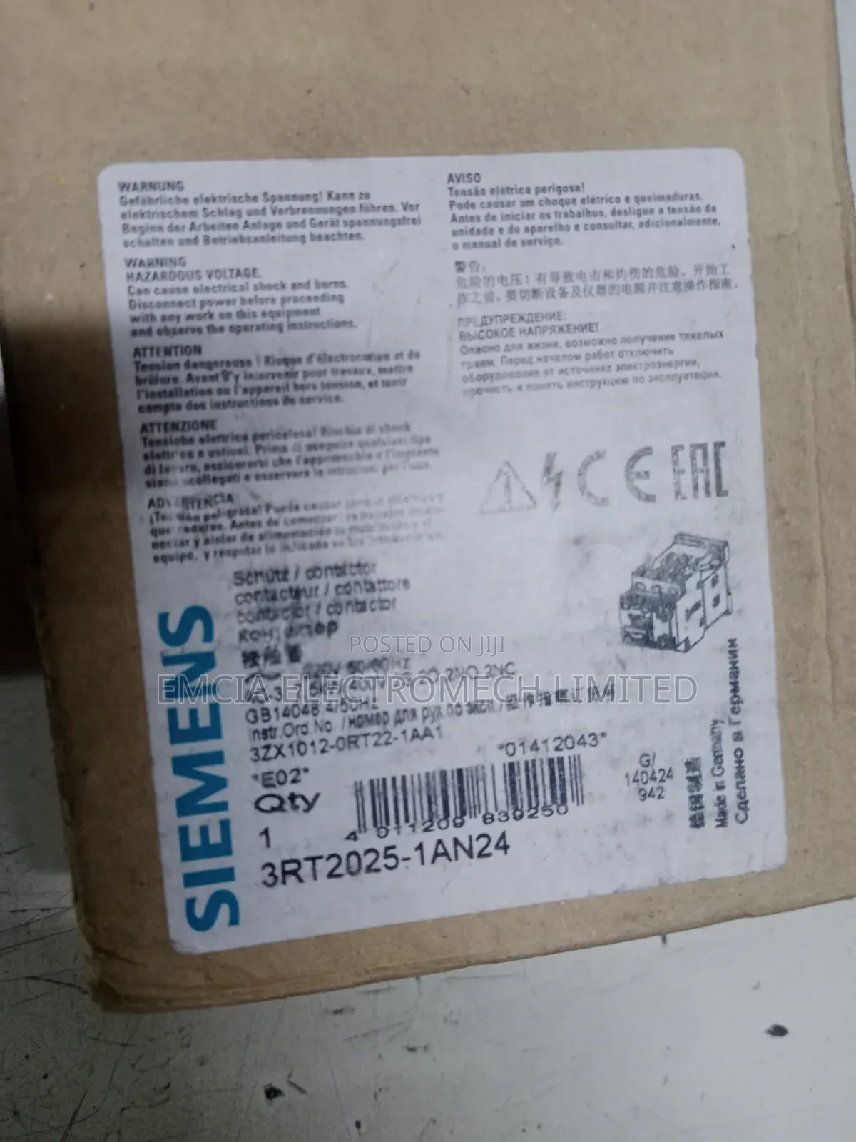 Siemens Contactor 3rt2025-1an24 Siemens