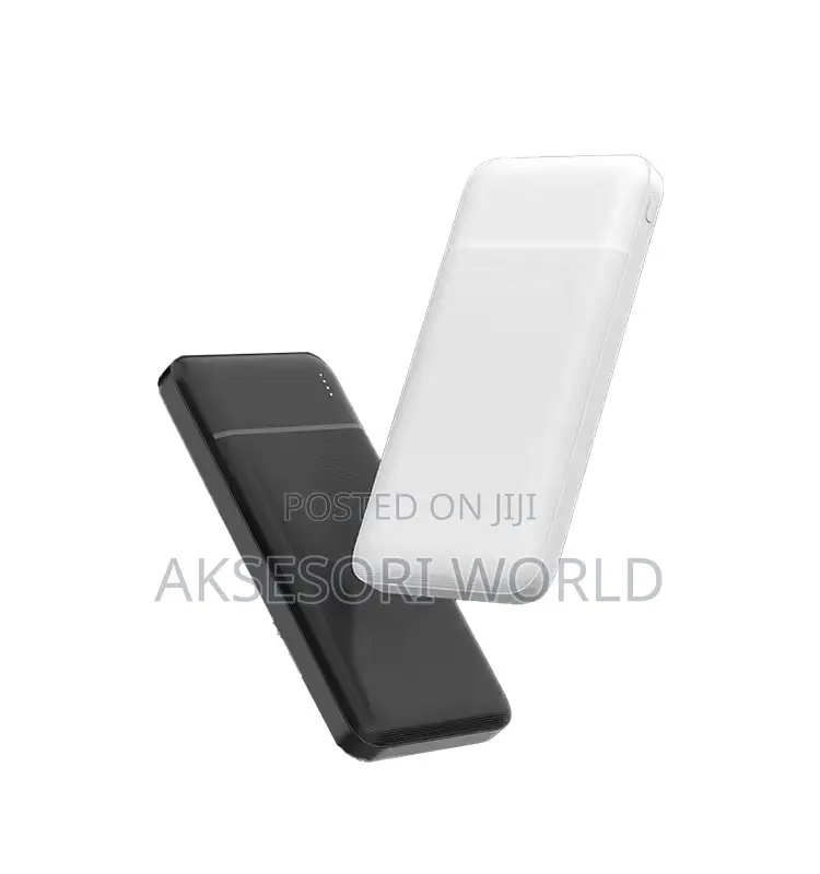 Portable 10,000mah Power Bank Plain Power Bank for Branding