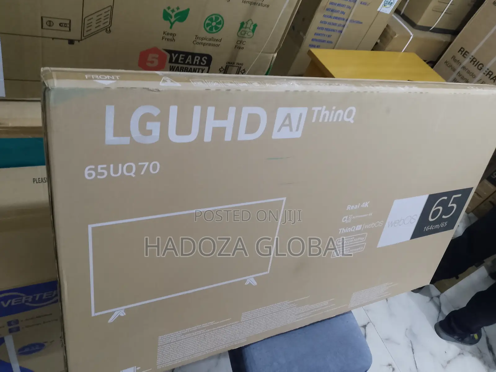 Ai-enhanced 65" Lg Smart Tv - Thinq 4k Uhd