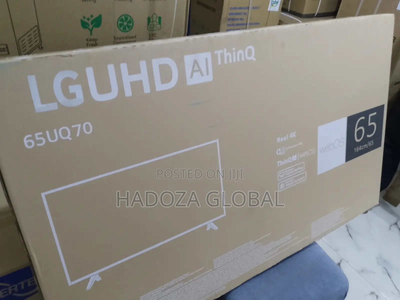 Intelligent Lg Tv - 65" Uhd Smart Tv Uq70 - Hdr Brilliance