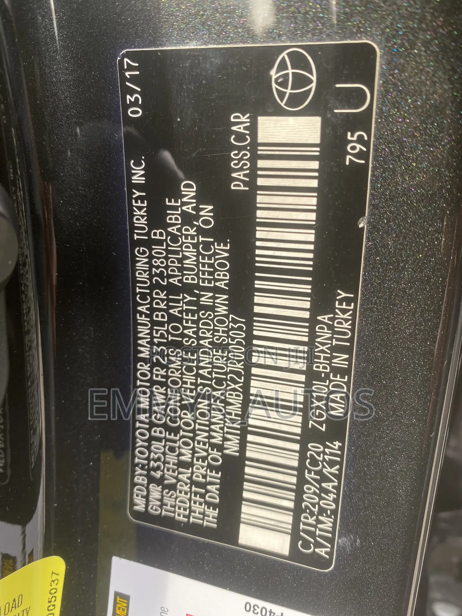 Toyota C-HR 2017 Black