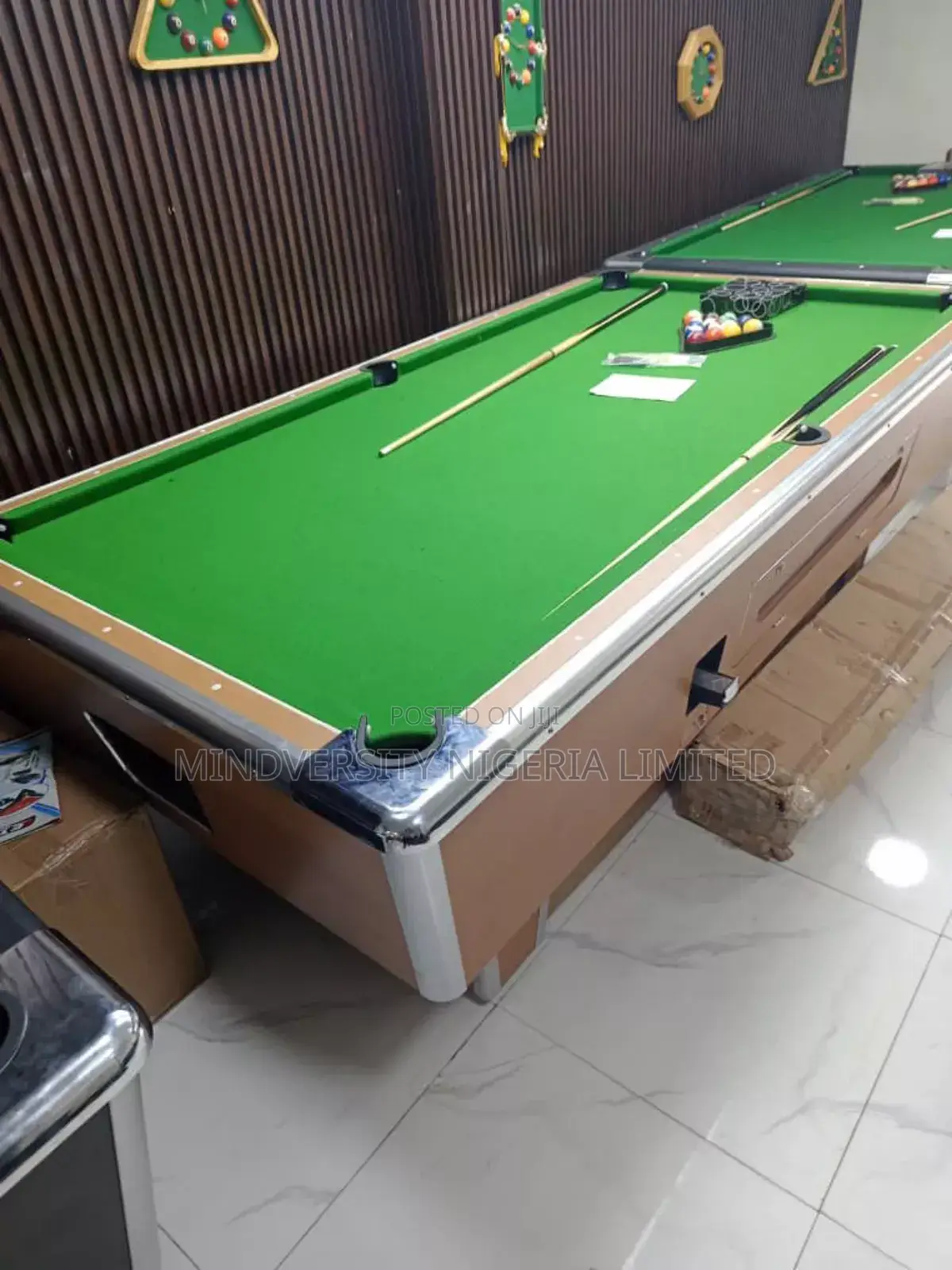 8ft Foreign Marble Coin Snooker Board