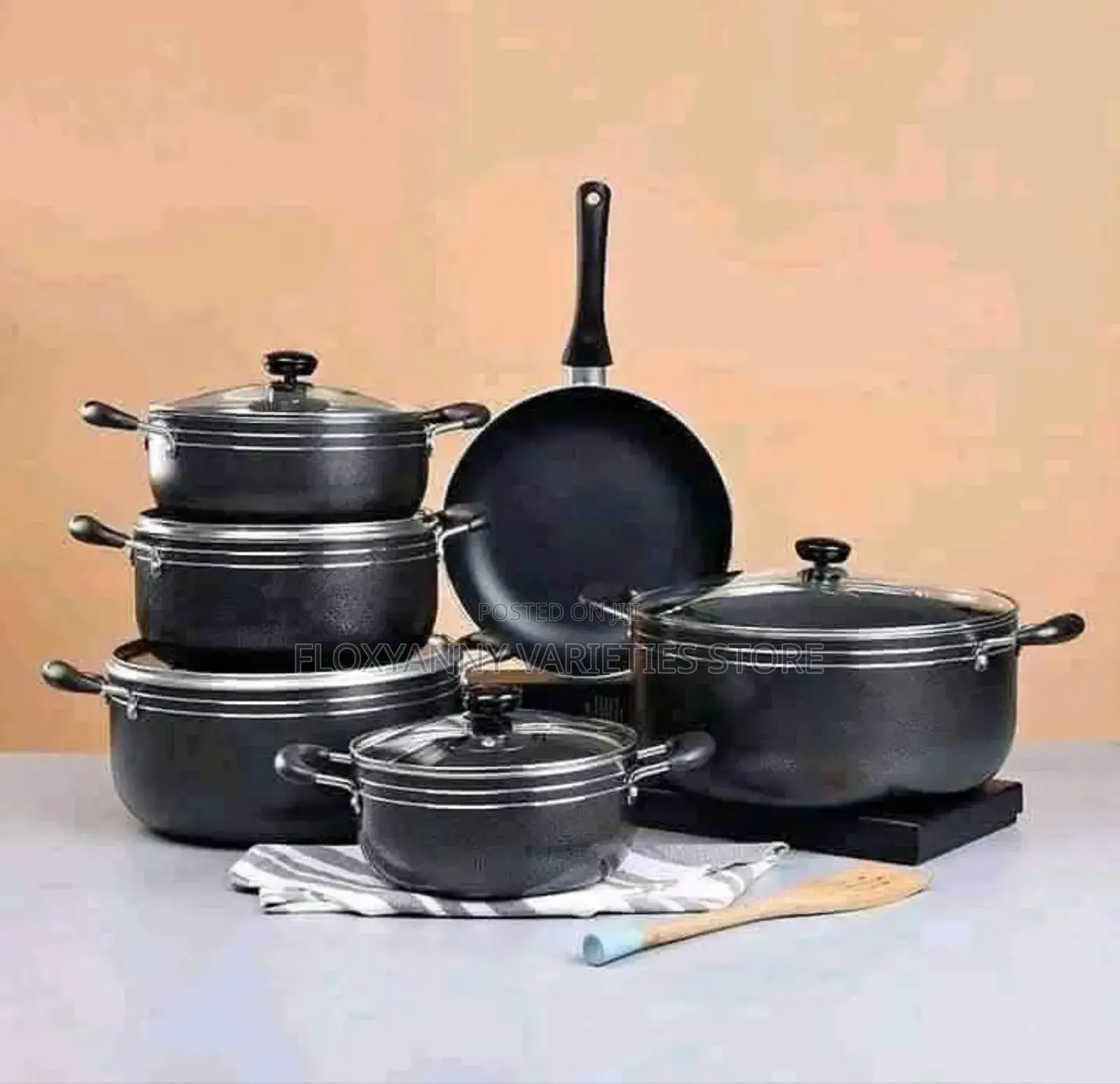 Tornado High Quality Non Stick 6set Pot and Frypan