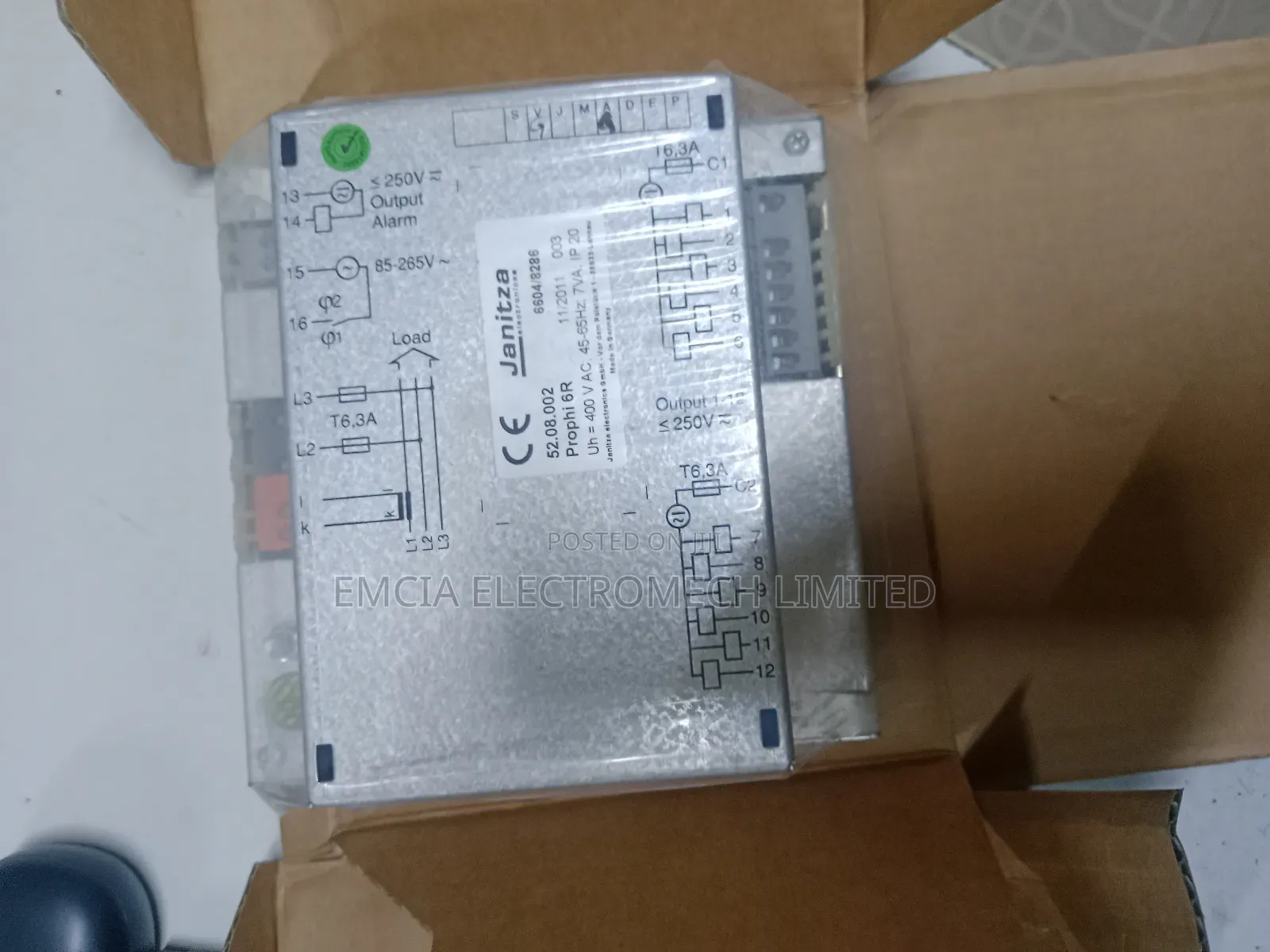 Janitza Power Factor Controller Prophi 6r