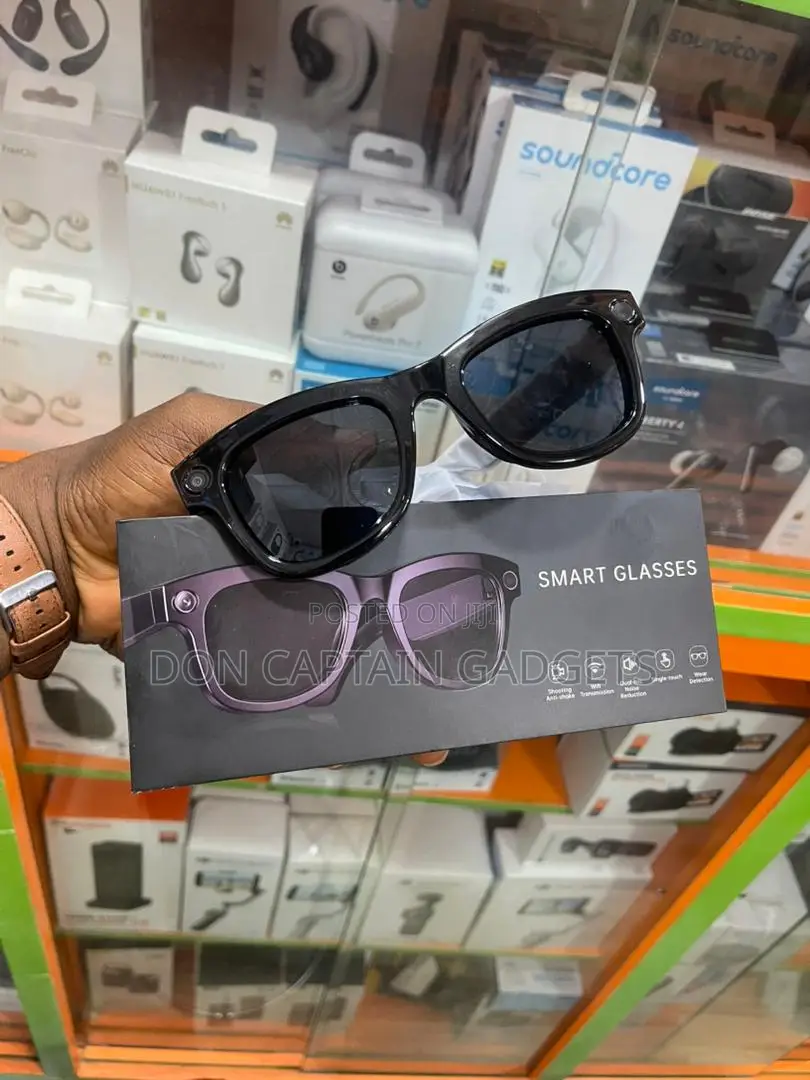 Smart Glasses With Camera and Video ( Black Lens )