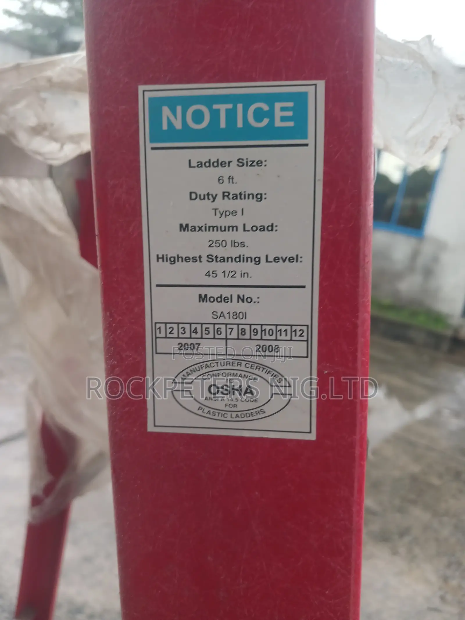Sa180i 5-step Aluminum Ladder