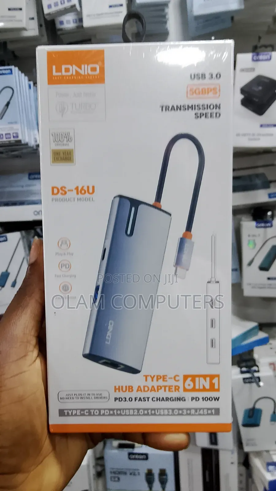 Ldnio 6 in 1 Type C Hub Adapter