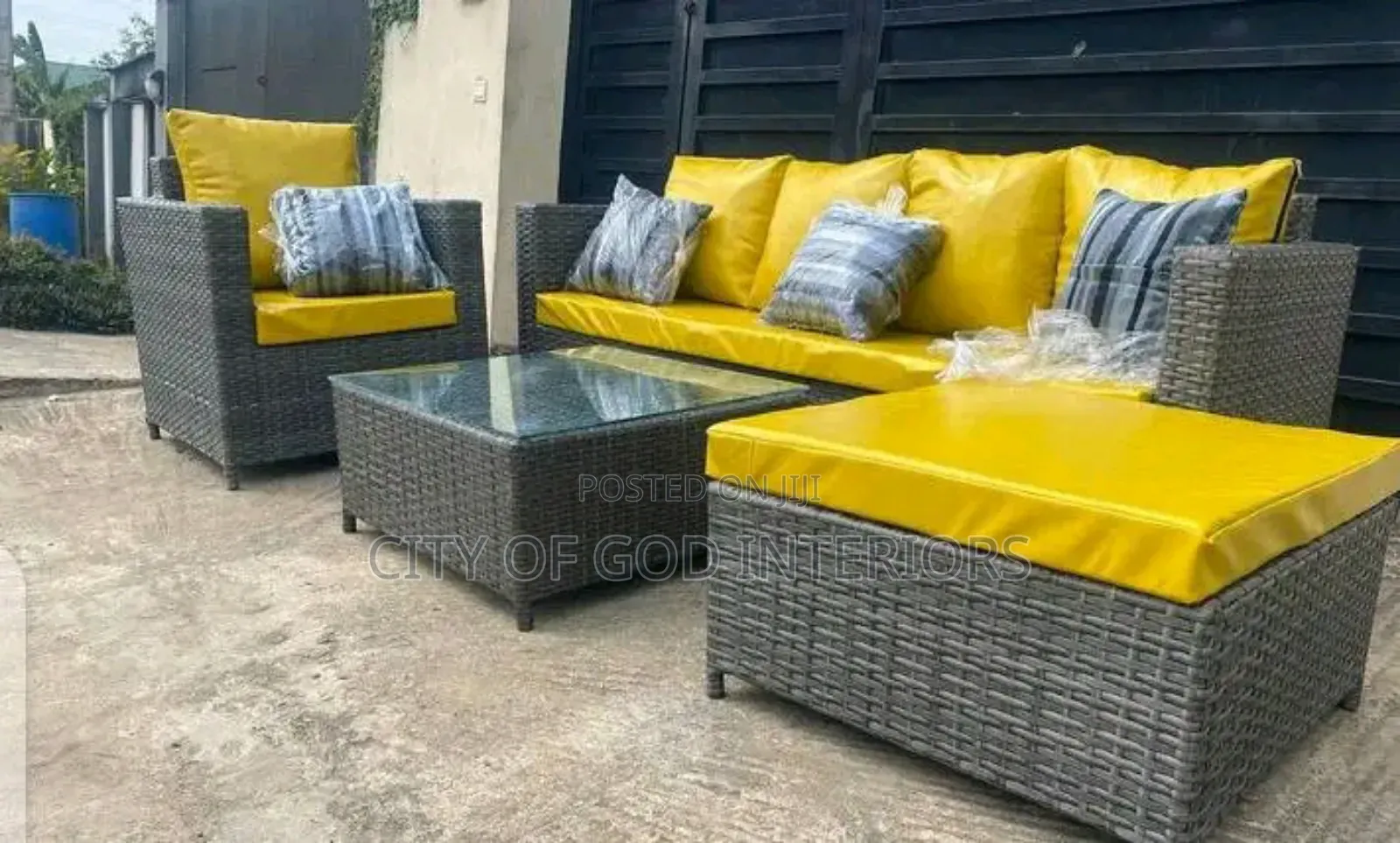 High Quality Out Door Rattan Chair Set by 7