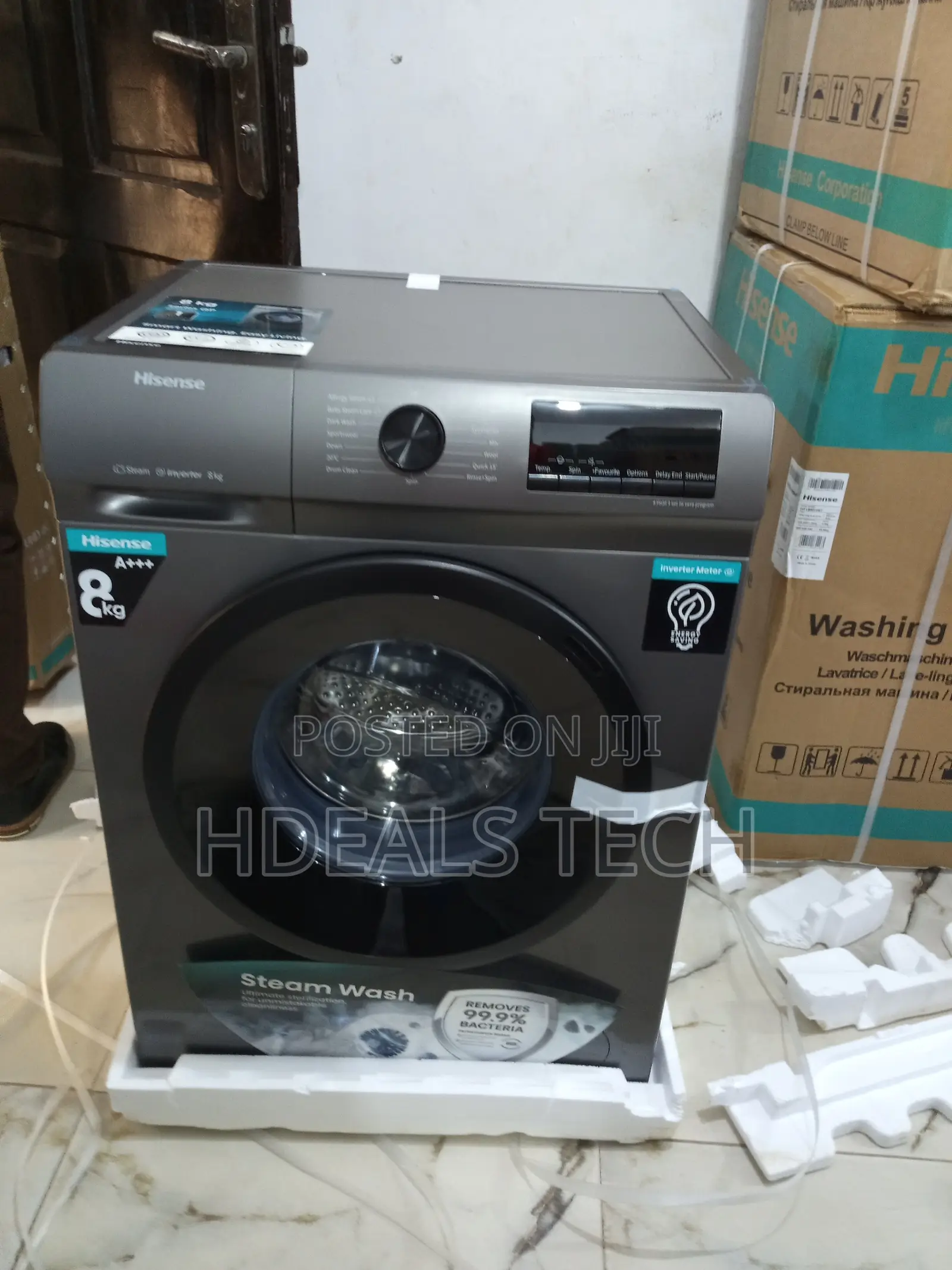 Hisense 8kg Washing Machine–Water Energy Efficient Design