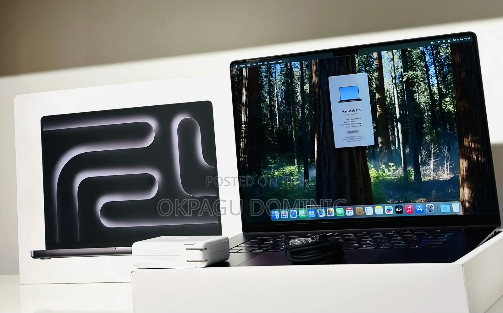 New Apple MacBook Pro 2023 M3 14-Inch 16GB Intel Core M3 SSD 512GB