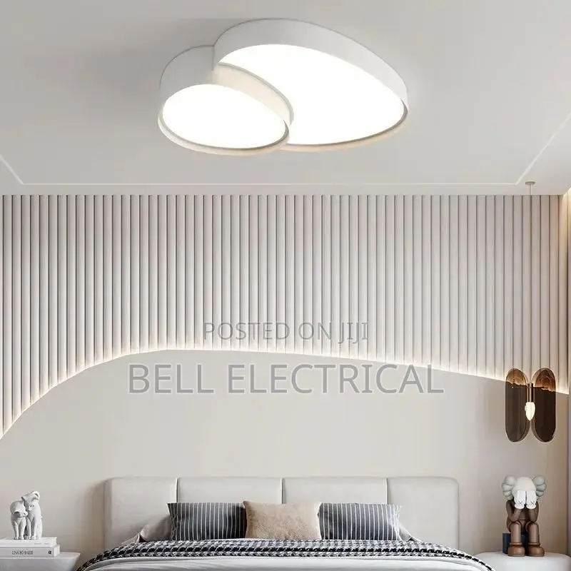 A White Modern Simple Nordic Ceiling Lights