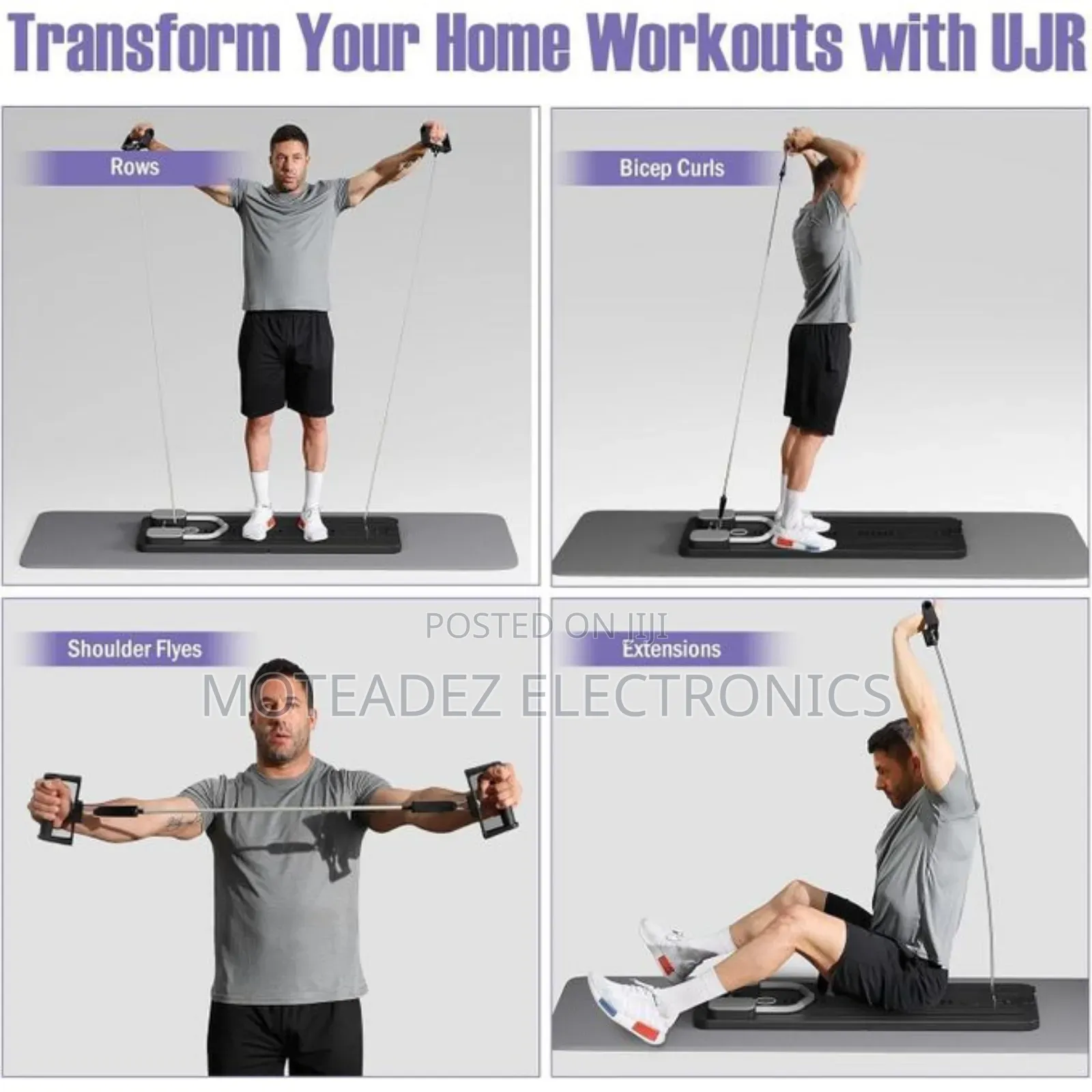 5in1 Foldable Adjustable Multipurpose Abs Exercise Board