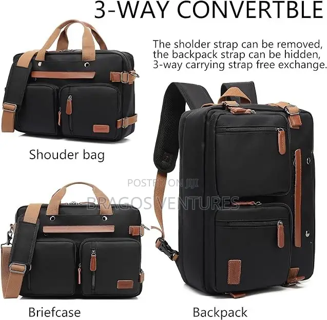 3-Way Convertible Shoulder Bag