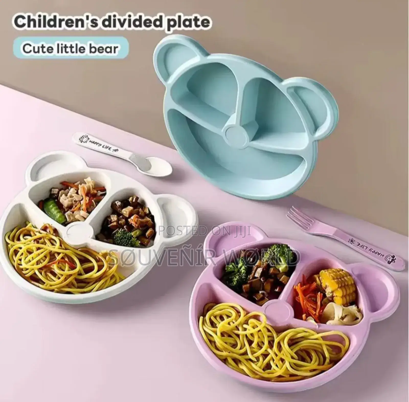 Bear Shaped Tableware Set