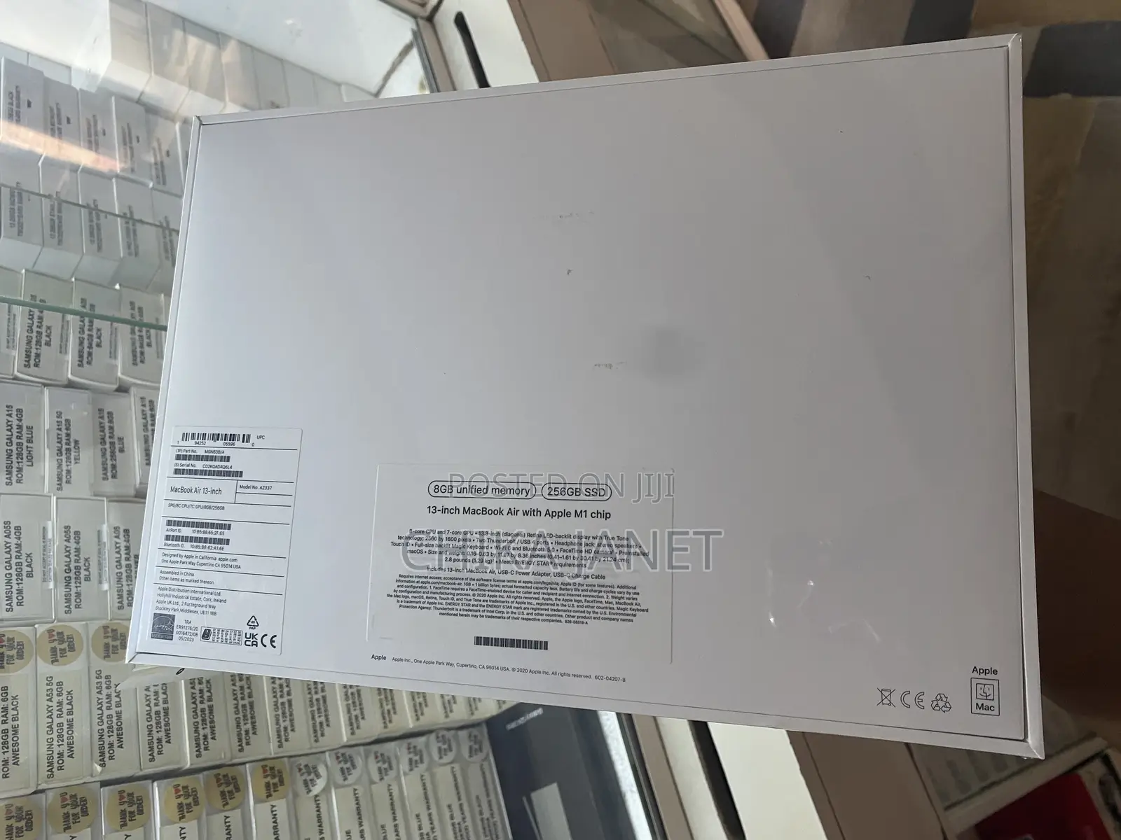 New Laptop Apple MacBook Air 2020 M1 8GB Apple M1 SSD 256GB