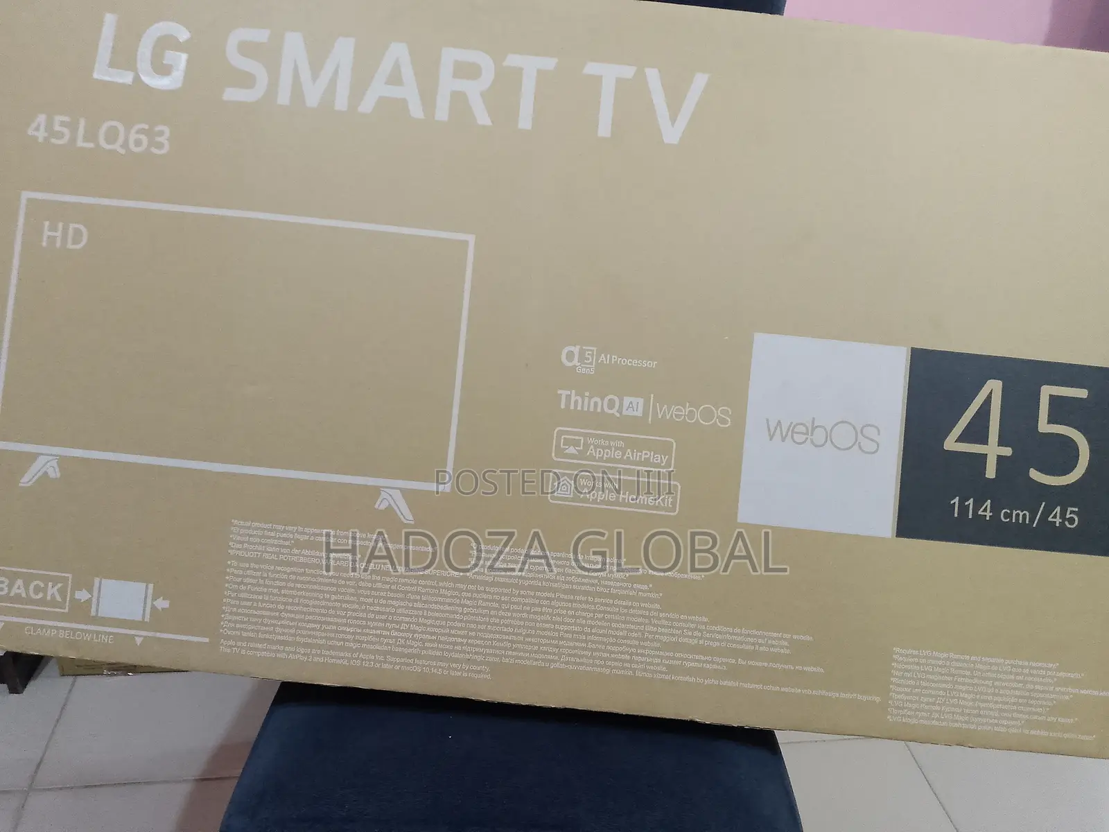 Eliteview Lg 45" Smart Hd Tv - A5 Gen5 Processor - Thinq Ai