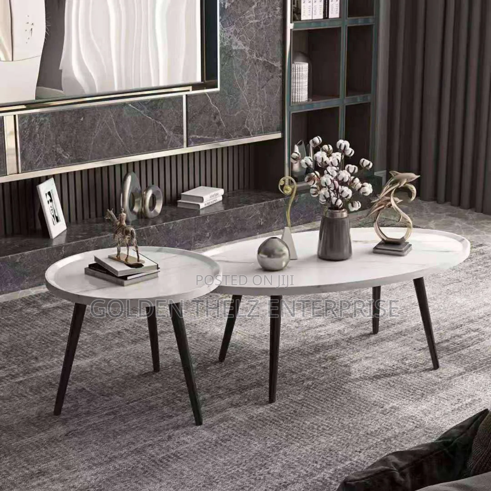 Quality Double Sided Nordic Center Table