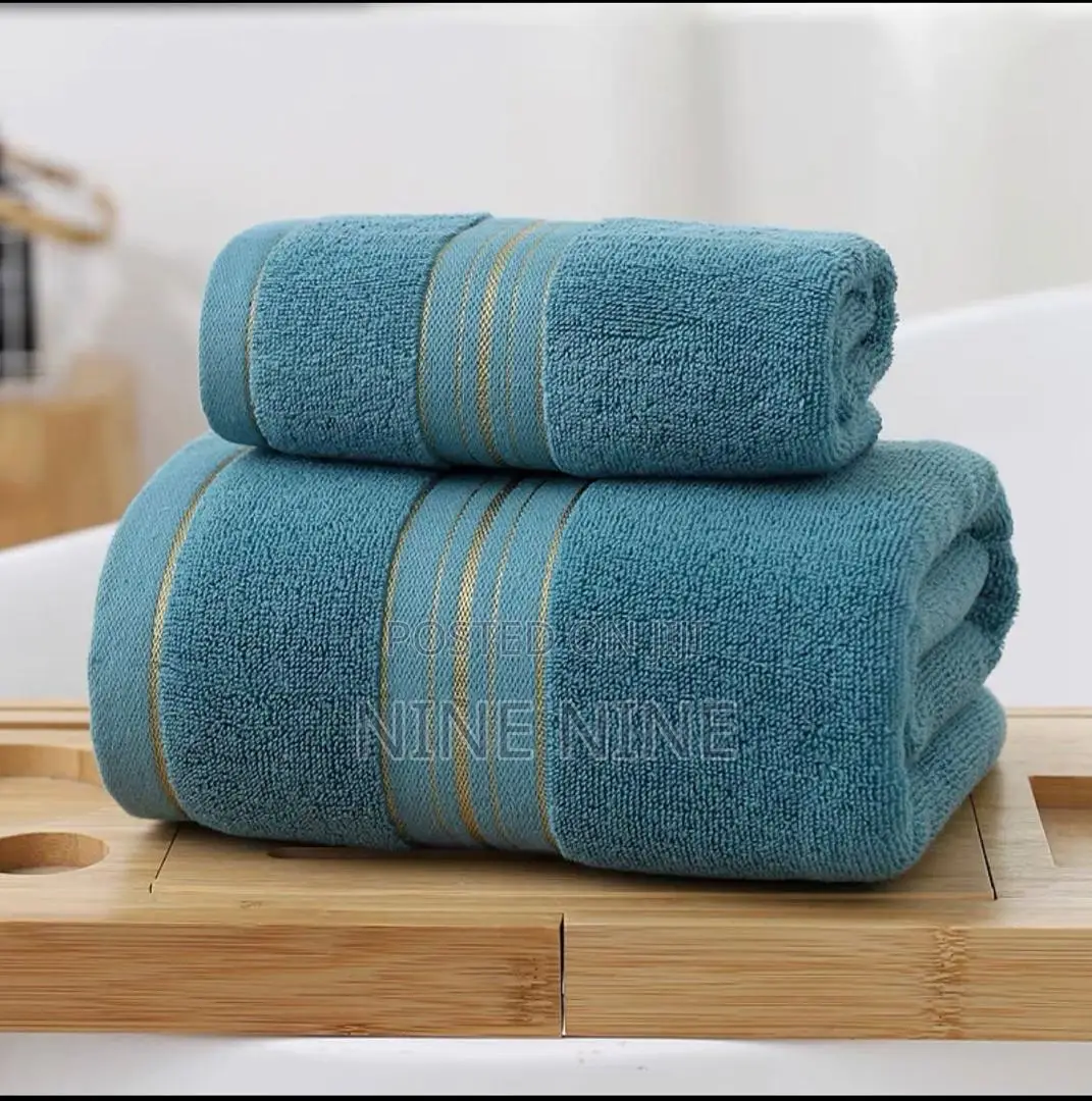 Luxury Turquoise Blue Absorbent Bathing Towel