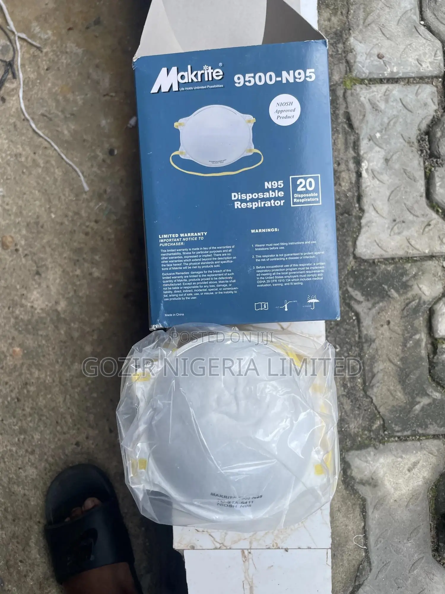 Makrite 9500 N95 Disposable Respirator