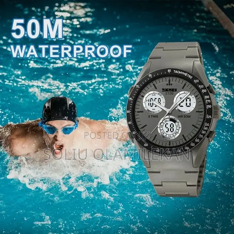 Waterproof Skmei 2109dual Time Wristwatch