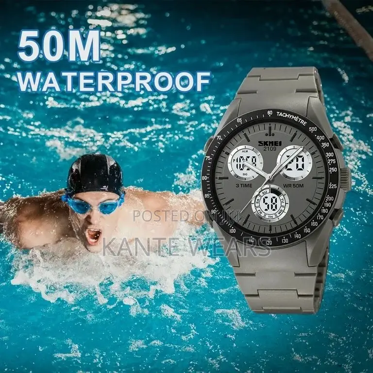 Waterproof Skmei 2109dual Time Wristwatch