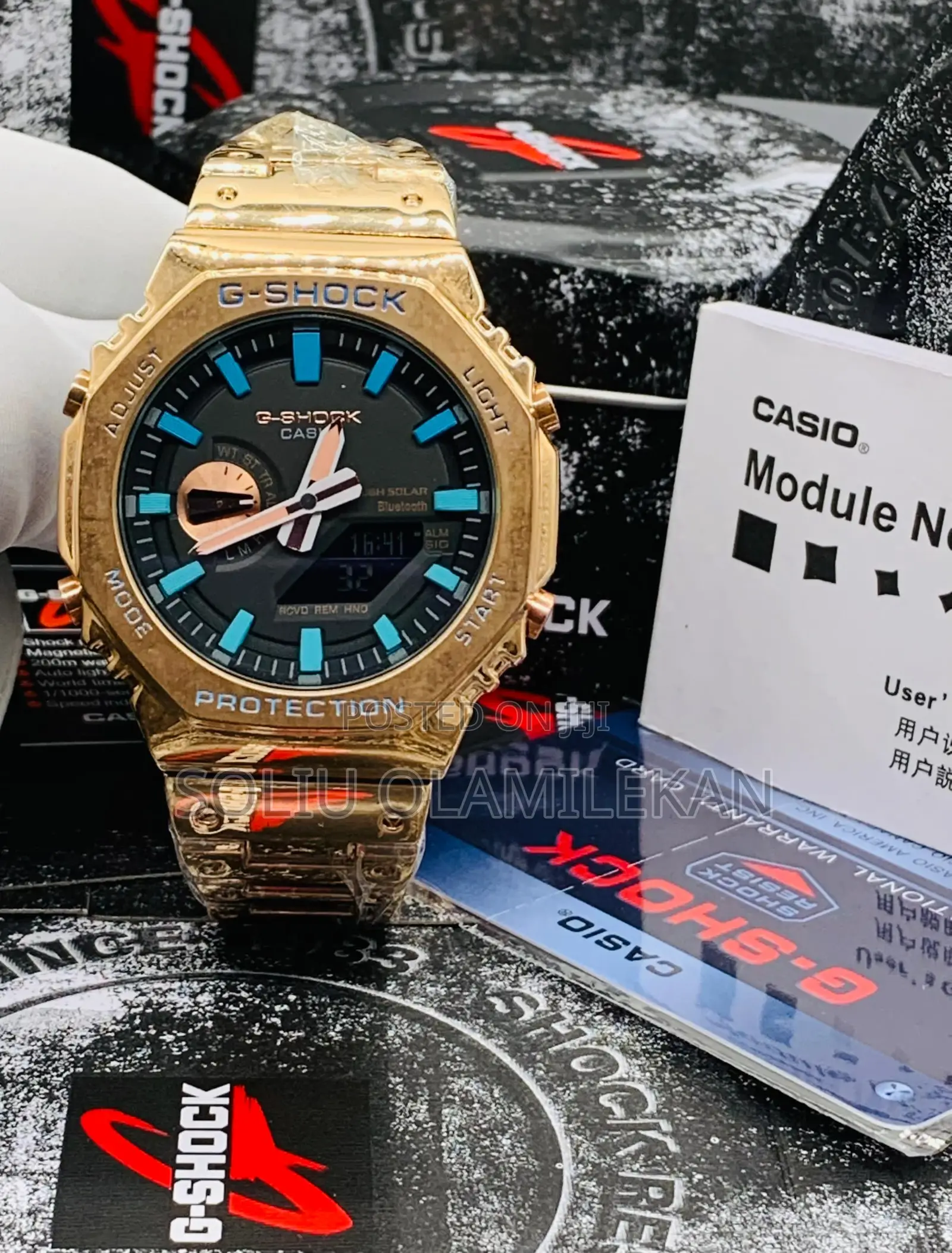 Gshock Quality Chain With Full Package*