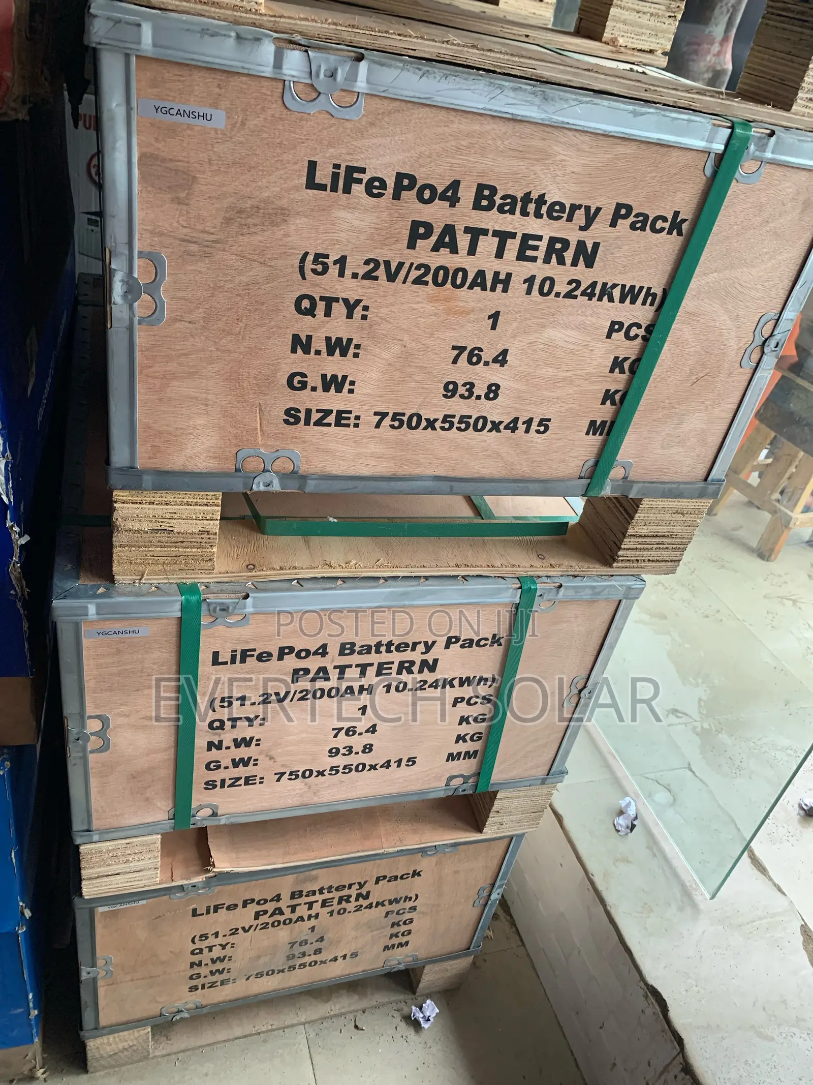 10kwhs Pattern Lithium Iron Phosphate Battery 48v
