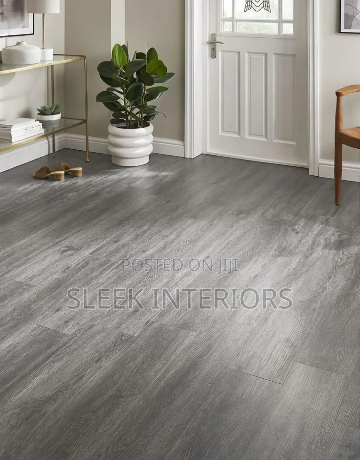Non Slip Wooden Vinyl
