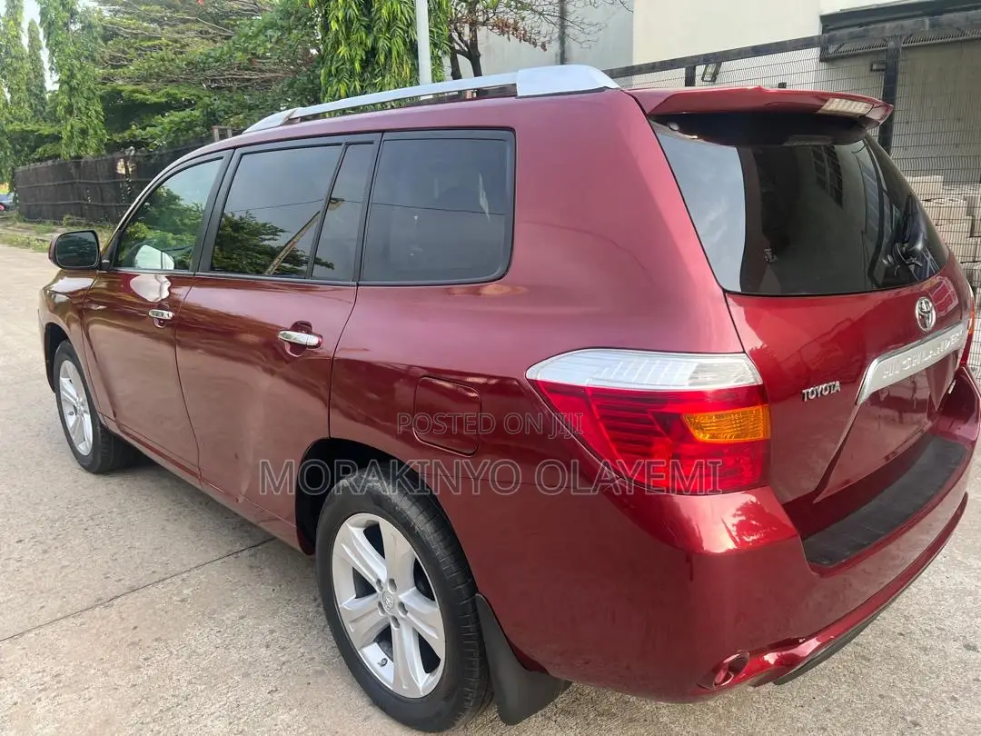 Toyota Highlander Limited 2008 Red