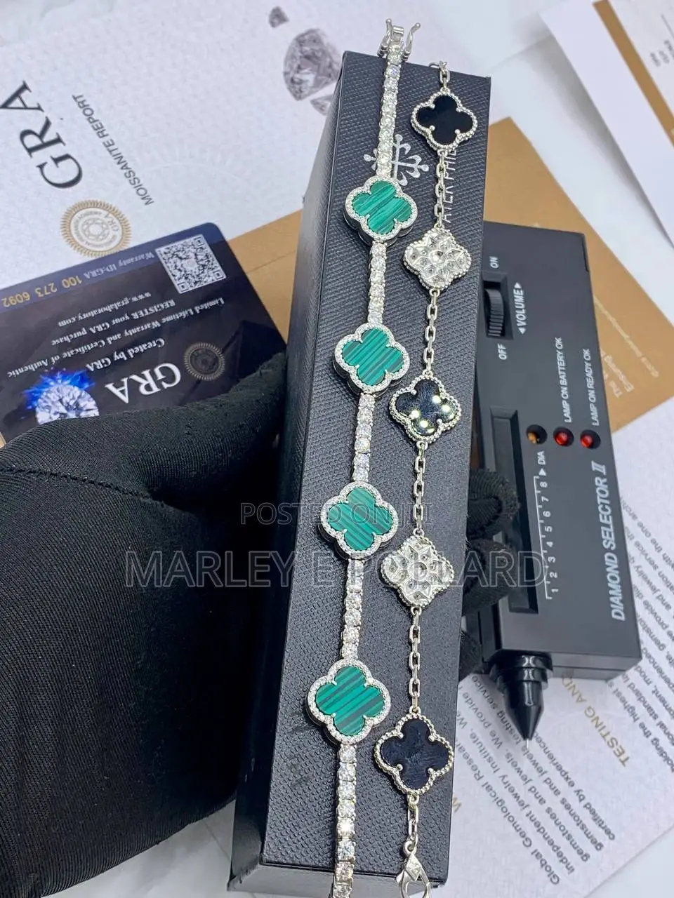 Van Cleef Vca Vvs1 Moissanite Bracelet Bangle