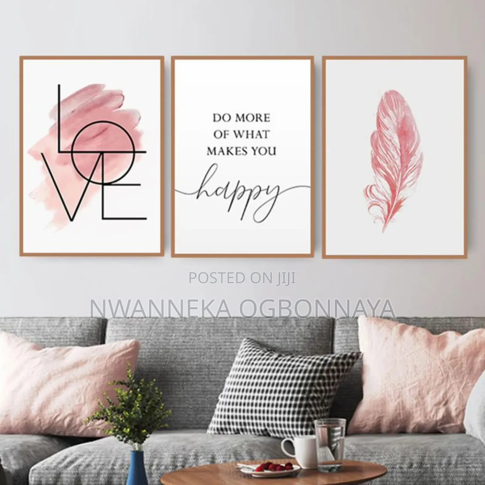 Modern Minimalist Nordic Prints Pictures Living Room