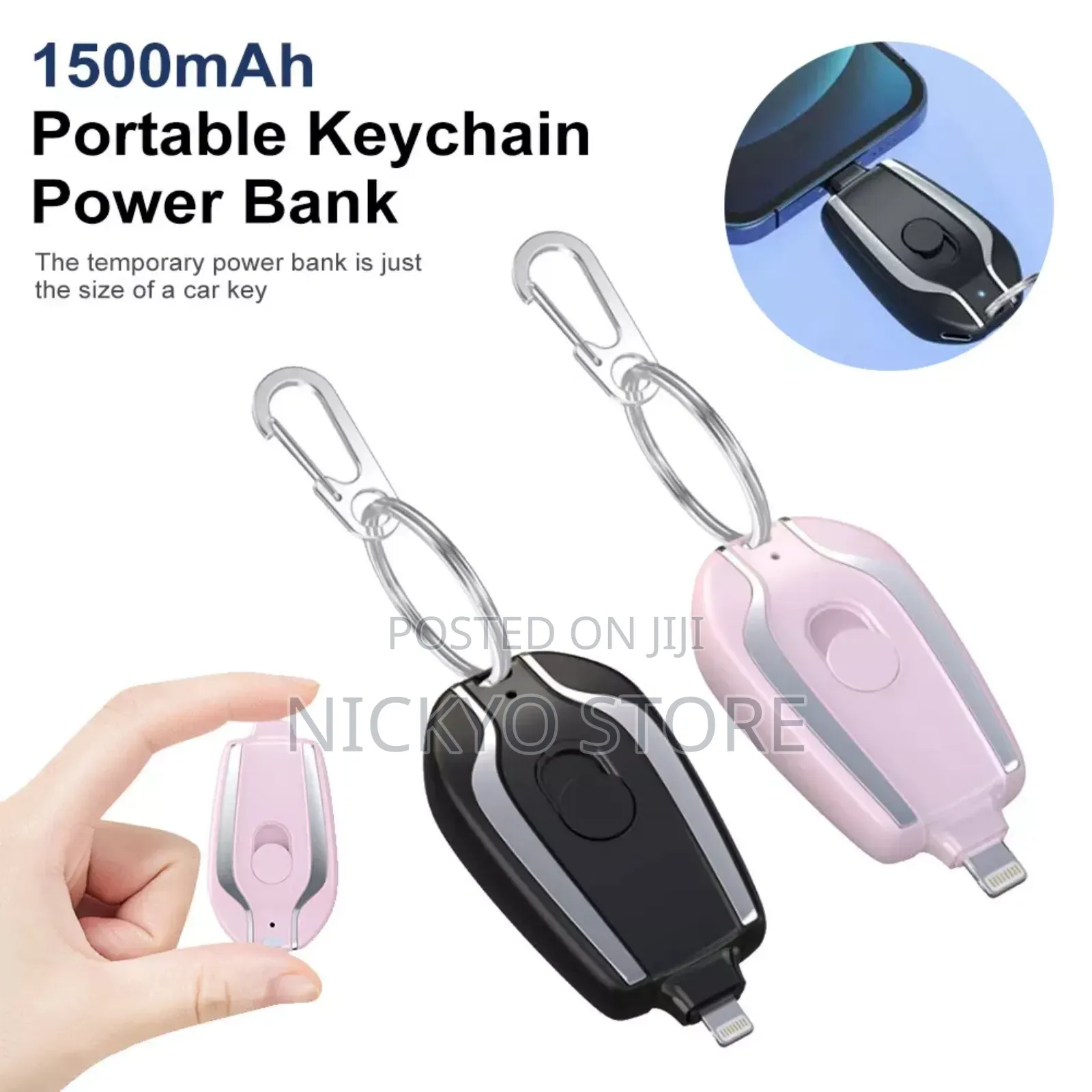 Mini Keychain Emergency Power Bank