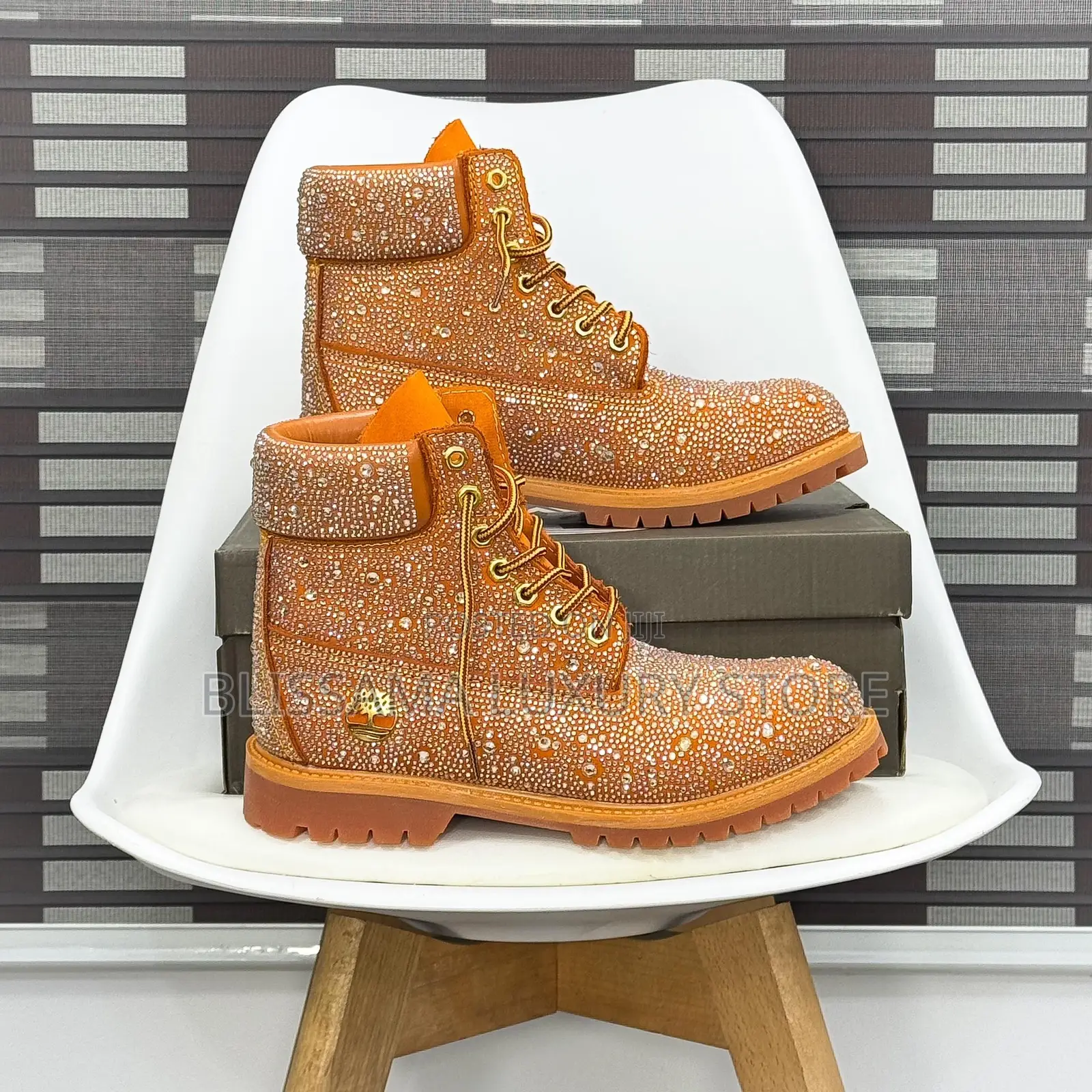 Custom Swarovski Premium Luxury Quality Timberland Boots