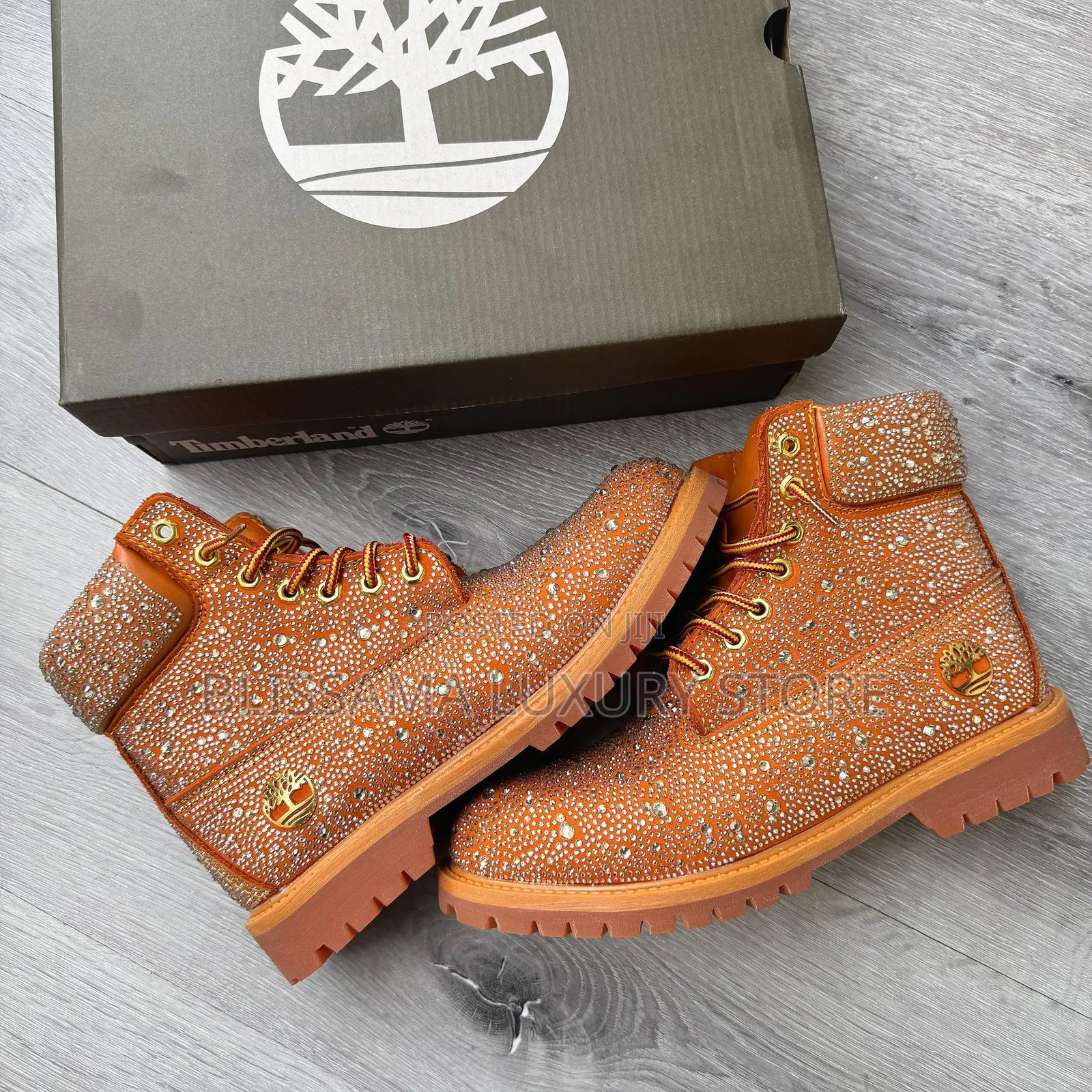 Custom Swarovski Premium Luxury Quality Timberland Boots